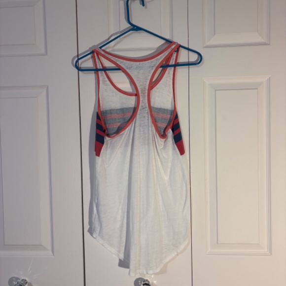 🇺🇸 SO Striped Racerback Tank w/ Front Knot | Size M - Picture 2 of 3